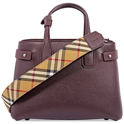 burberry large banner soft leather tote|burberry small banner tote.